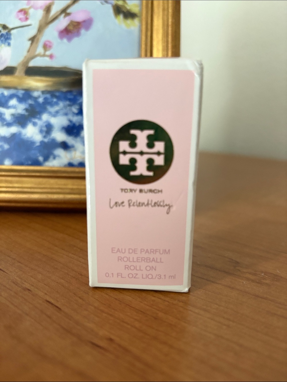 Tory Burch Mini Love Relentlessly Roll-On with Pink Heart Motif - Picture 2 of 6